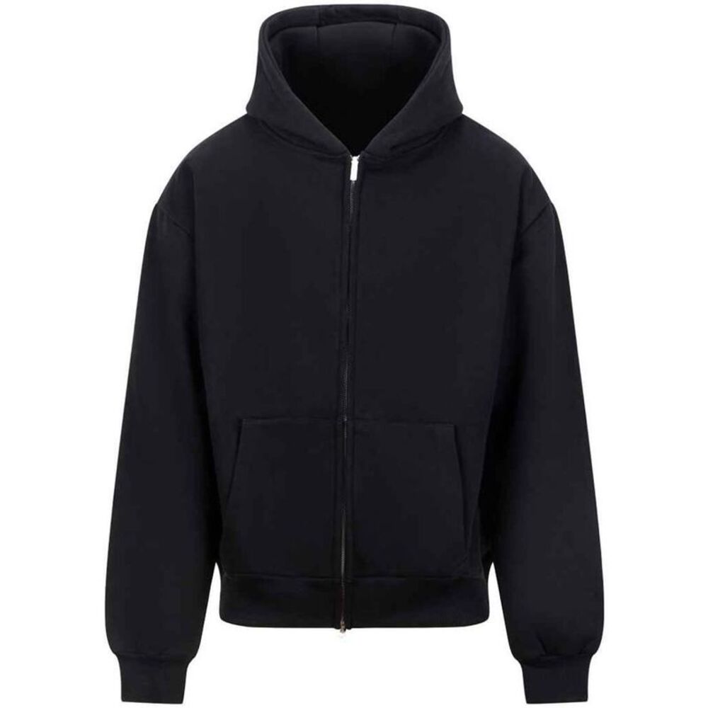 Awdis Unisex Adult Signature Heavyweight Oversized Full Zip Hoodie / Deep Black